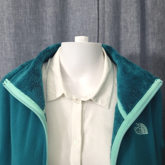 The North Face Morning Glory Fleece Jacket Teal Green Women's M - Picture 2 of 15